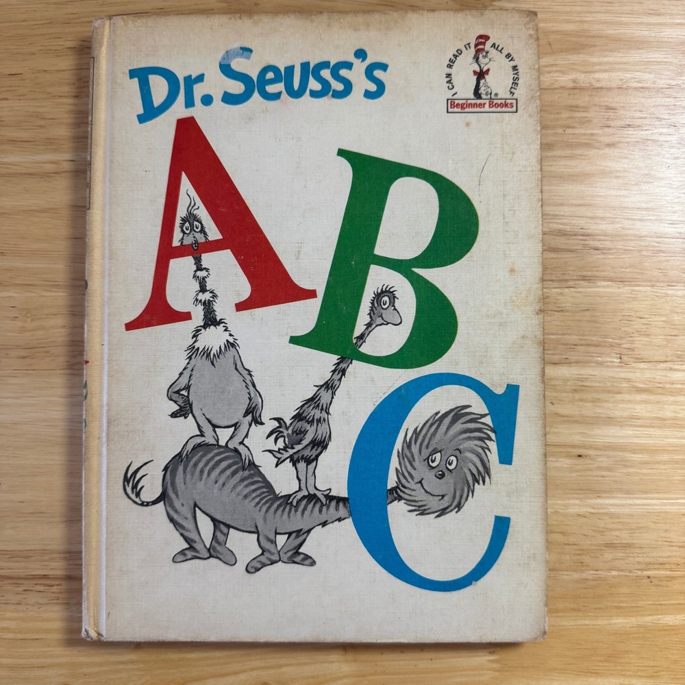 Dr Seuss ABC Beginner Books Vintage 1963 Childrens Hardcover‎